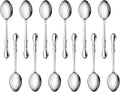New Star Foodservice Rose Pattern 18/0 Stainless Steel Dinner/Dessert Spoon by NewStarFoodservice