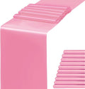 Pack of 10 Satin Pink Table Runners 12 x 108 Inches by WENSINL