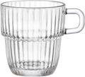 Bormioli Rocco Barshine 8.5 oz. Tea or Coffee Cups Stackable Tempered Drinking by Bormioli+Rocco