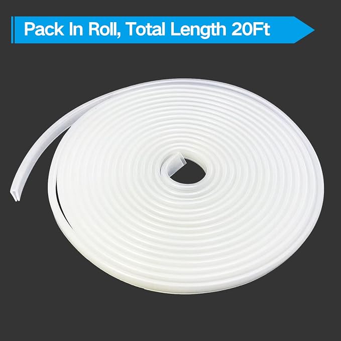 Clear Rubber Edge Trim，U Channel Silicone Rubber Edge Trim, 3/16" Slot - Image 7
