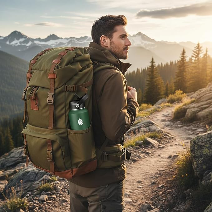 SENDESTAR Water Bottle, Wide Mouth Stainless Steel Vacuum Insulated Double Wall - Image 7