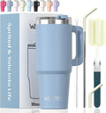 20 oz Tumbler with Handle, Tumbler with Lid and Straw, Double Wall Insulated by Watersy