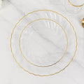 Efavormart 10-Pack 7.5" Clear Plastic Salad Dessert Plates by efavormart