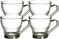 Bormioli Rocco Oslo Espresso Glass Cups 4 Set 3.75 Oz | Tempered Glass by Bormioli+Rocco