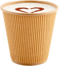 Restaurantware Ripple Wall Coffee Cups 500 Count 8 Ounce Insulated Kraft Paper by Restaurantware