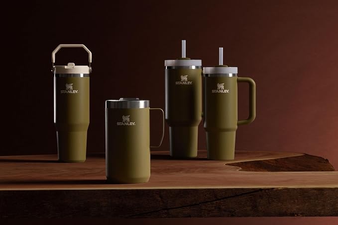 STANLEY Quencher H2.0 Flow State Tumbler, 40 oz, Thyme | Handle and Straw | - Image 5