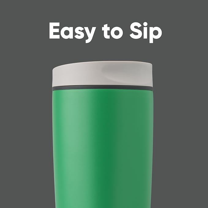 Owala SmoothSip Slider Insulated Stainless Steel Coffee Tumbler, Reusable Iced - Image 2