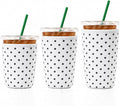 Cobetech Iced Coffee Sleeve Reusable, 3 Pack Neoprene Coffee Cup Sleeves by Unknown