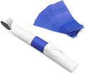 Huron Paper Napkin Bands, Self-Sealing Ring, 1 1/2" x 4 1/4" Reflex Blue (20000 pcs)
