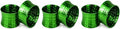 ITOS365 Green Napkin Rings Set of 6, Handmade Hammered Metal Napkin Ring Holders by ITOS365