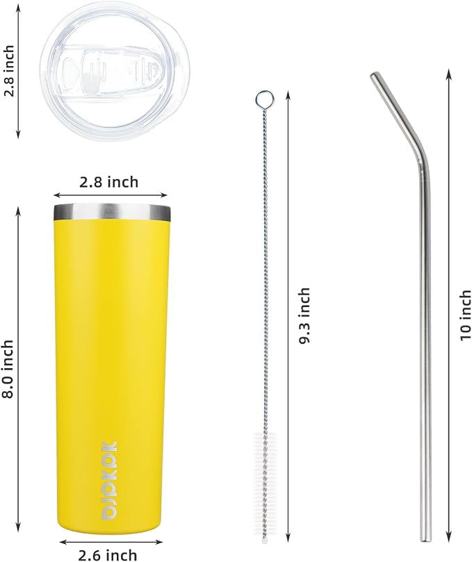 BJPKPK 20 oz 2 Pack Skinny Tumbler - Image 3