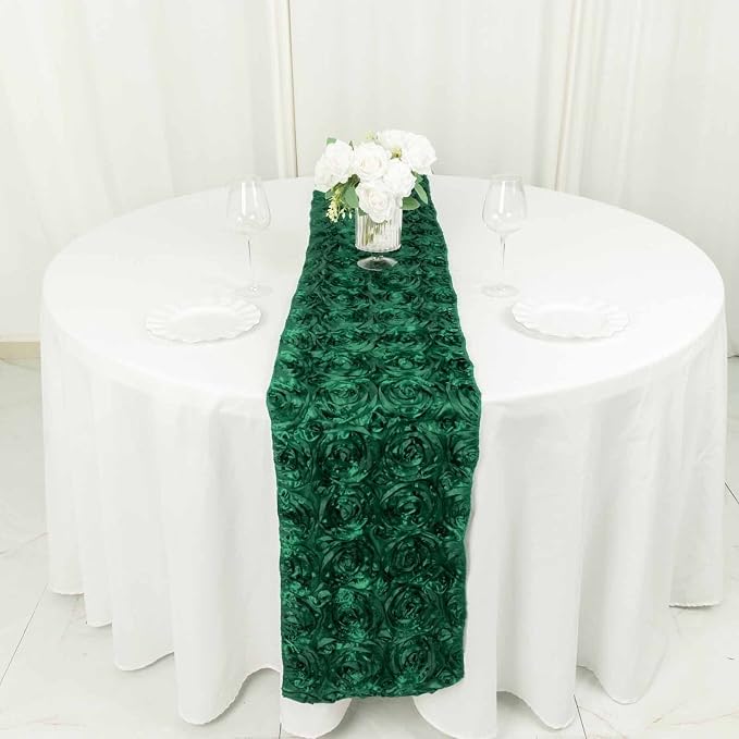 Wonderland Rosette Premium Table Runners by TABLECLOTHSFACTORY