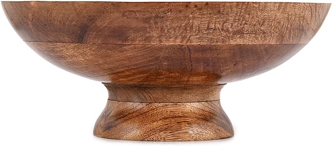 FRUIT BOWL Mango Wood Round Shaped Serving Bowl - Image 3