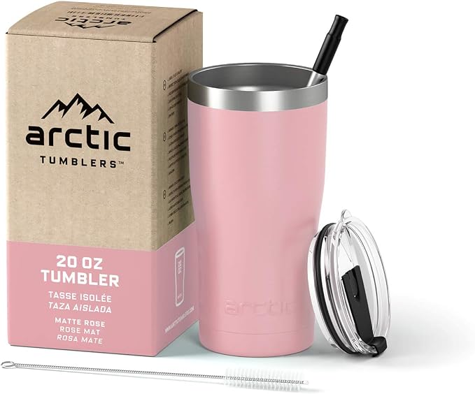 | 20 oz Rose Insulated Tumbler by ArcticTumblers
