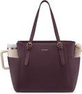 LOVEVOOK Laptop Tote Bag for Women, Leather Work Computer Briefcase Bag | Large by LOVEVOOK