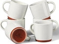 E-far Ceramic Coffee Mug Set of 6, 12oz Stoneware Coffee Cup by E-far