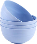 Unbreakable Wheat Straw Cereal Bowls Set of 4, 24 OZ Microwave and Dishwasher by Unknown
