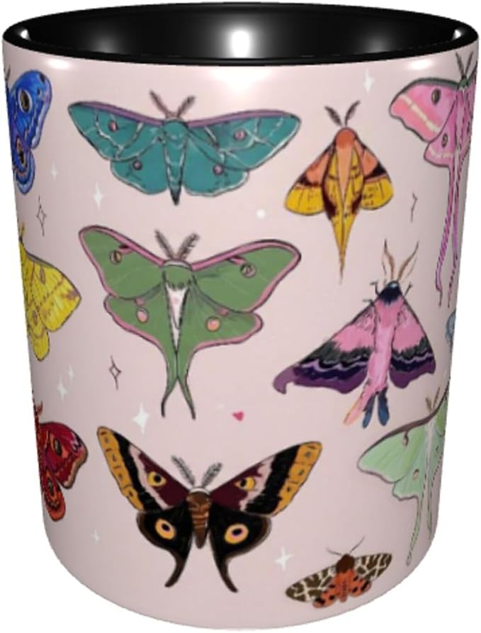 FyLybois Moth Coffee Mug 11 Ounce Mugs Ceramic Tea Cup Drinking Water Cups | - Image 2