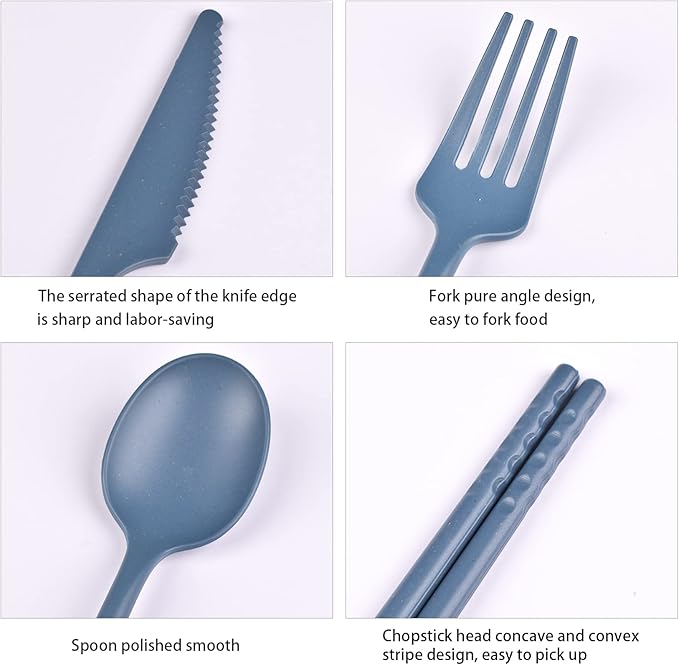 Travel Utensils, Reusable Utensils Set - Image 3