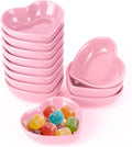 12PCS 3.2inch Heart Shaped Bowl Heart Bowl For Candy Lovers, Office Desk Decor, Home Snack Display, Valentine'S Day, Wedding Celebrations, Birthday Parties,Family Kitchen Use