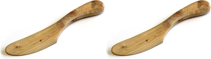 Handmade Juniper Wood Butter Knife by Nordic+Art+Store