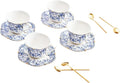 Vintage Floral Tea Cup and Saucer Set by Unknown