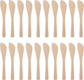 DOITOOL 20Pcs Wooden Butter Knife, 5.9 Inch Jelly Cheese Spreaders Bread by DOITOOL