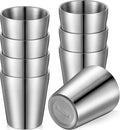 Mimorou 8 Pack Stainless Steel Insulated Cup 10 oz Metal Tumbler Double Wall by Mimorou