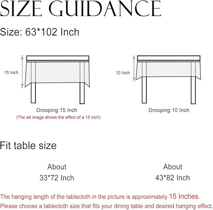 ISAENNE Designer French Pale Yellow Long Tablecloth Rectangle,Linen Floral Table Cloth,Wrinkle Resistant Decor Tablecloths for Dining Thanksgiving Banquet Kitchen Party,63"*102"-Estevan A