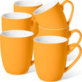 Urbanstrive 16 oz Large Coffee Mugs Set of 6 Ceramic Coffee Mug White Coffee by Urbanstrive