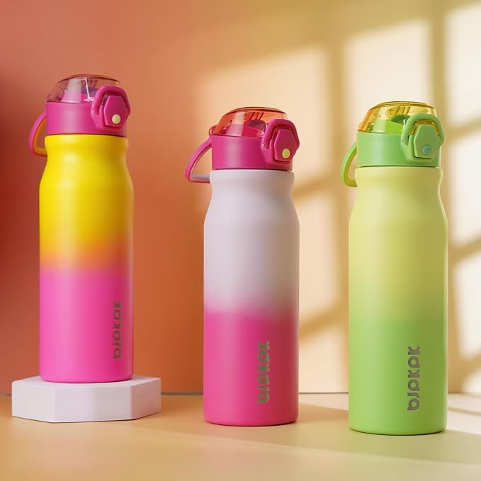 BJPKPK 25 oz Insulated Water Bottle, Stainless Steel Flask | Leak Proof Locking - Image 5