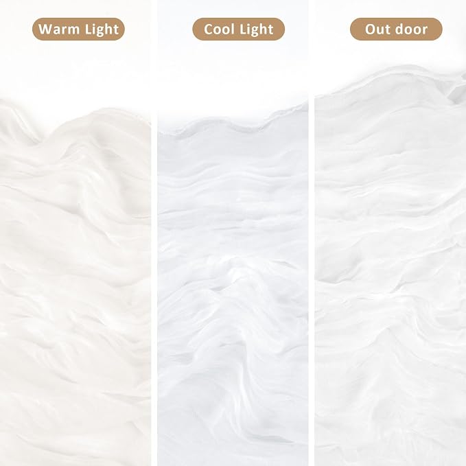 Cheesecloth Table Runner, 120 Inch 10 FT, 35x120 Inches Boho Rustic Cheesecloth - Image 5