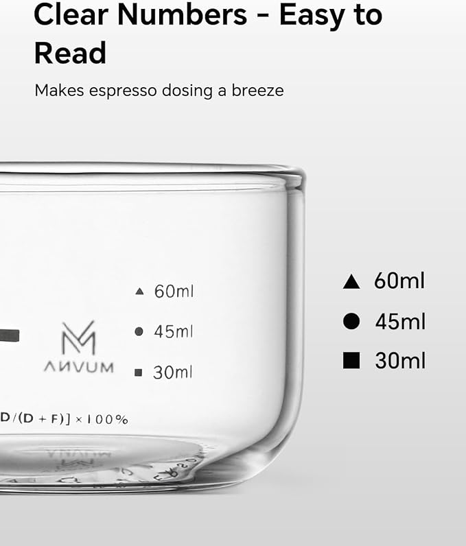 2 oz Espresso Shot Measuring Cup Glass, 1 Pack | Handleless Compact, Spill and - Image 6