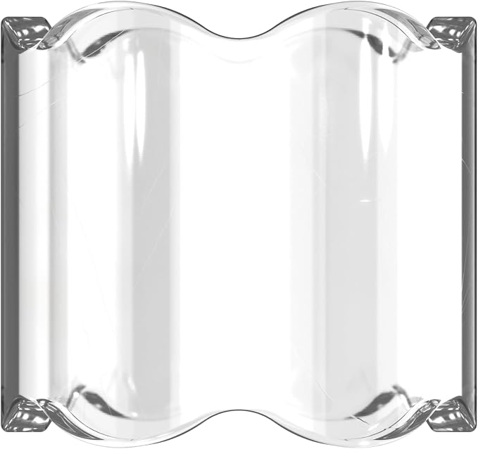 Scalloped Acrylic Napkin Rings Set of 4 – Elegant Crystal Clear Napkin Holders - Image 8
