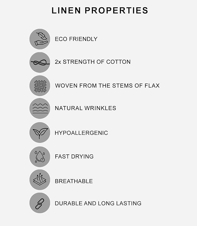 Ruvanti Premium Linen Napkins Set of 6-20x20 Inch, Classic Hemstitch, Mitered Corner Cloth Napkins ‎‎- Soft, Elegant Dinner Napkins Cloth Washable for Weddings, Parties, Everyday Use - Black