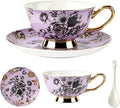 Bone China Tea Cup and Saucer Set by STAREARTH