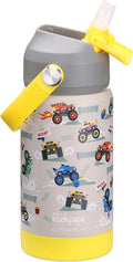 rockpapa 14 oz Kids Insulated Water Bottle，Stainless Steel Toddler Cups by rockpapa