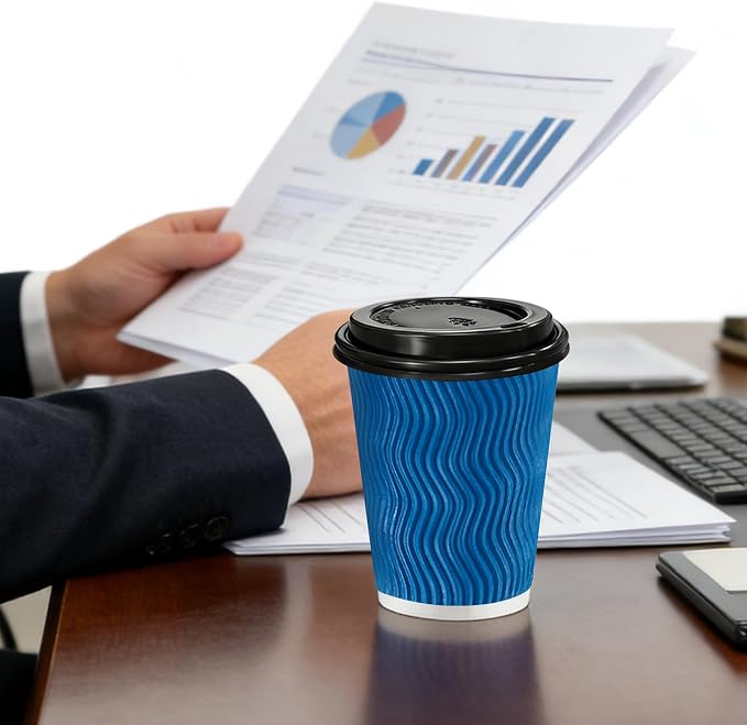 Lamosi 100 Pack Coffee Cups - Image 3