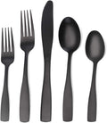 O.C.E. Matte Black Silverware Set, O.C.E. Satin Finish 30-Piece Stainless Steel by OCEExquisitesilverware