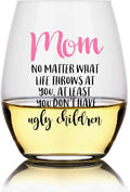 Perfectinsoy Funny Mom Wine Glass by Perfectinsoy
