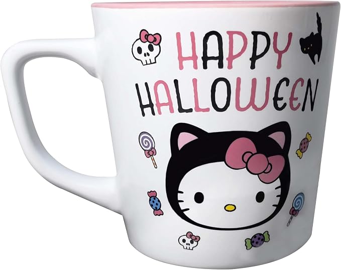 Silver Buffalo Sanrio Hello Kitty Halloween Witch, Ceramic Mug, 17.5oz | 0.52 by SilverBuffalo