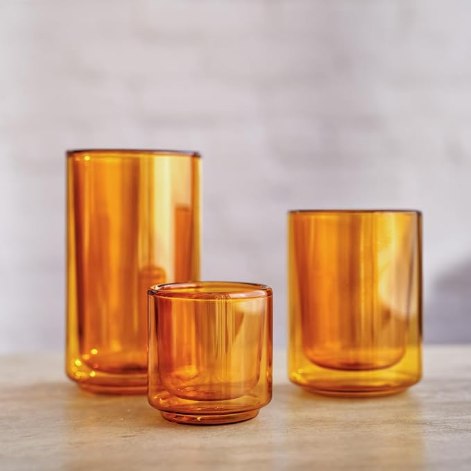 Terra Kaffe Marigold Forte 12 oz Double-Walled Coffee Glass – Borosilicate - Image 5