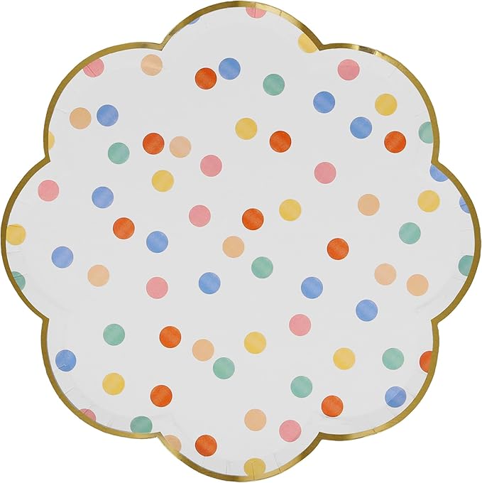 Meri Meri Colorful Pattern Side Plates (Pack of 8)