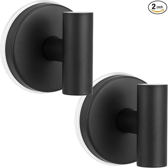 Large Suction Cup Hooks for Shower, Heavy Duty Rust-Resistant No-Drill Towel & by Fenas