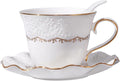 Tea Cup and Saucer Set for 1, 6.8 Oz | Coffee Cup by Unknown