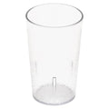 G.E.T. Unbreakable Stackable Restaurant Plastic Tumbler / Cup (Set of 4) 5 Ounce Clear | For Restaurants and Home, Dishwasher Safe, BPA Free