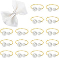 KPOSIYA Pearl Napkin Rings by KPOSIYA