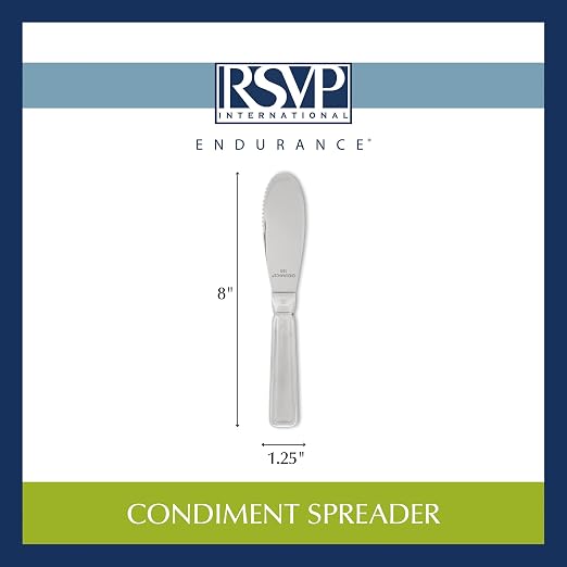 RSVP International Endurance Kitchen Collection Condiment Utensils - Image 3