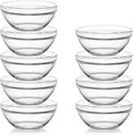 Sweejar 4 inch Small Glass Bowls Set, 7 oz Prep Bowls by Sweejarco1949