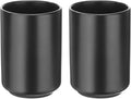 HARFINGTON 2pcs Japanese Ceramic Tea Cups 8oz / 240ml Simple Solid Color No by HARFINGTON